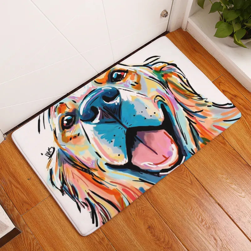 Flannel Dog Doormat