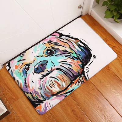 Flannel Dog Doormat